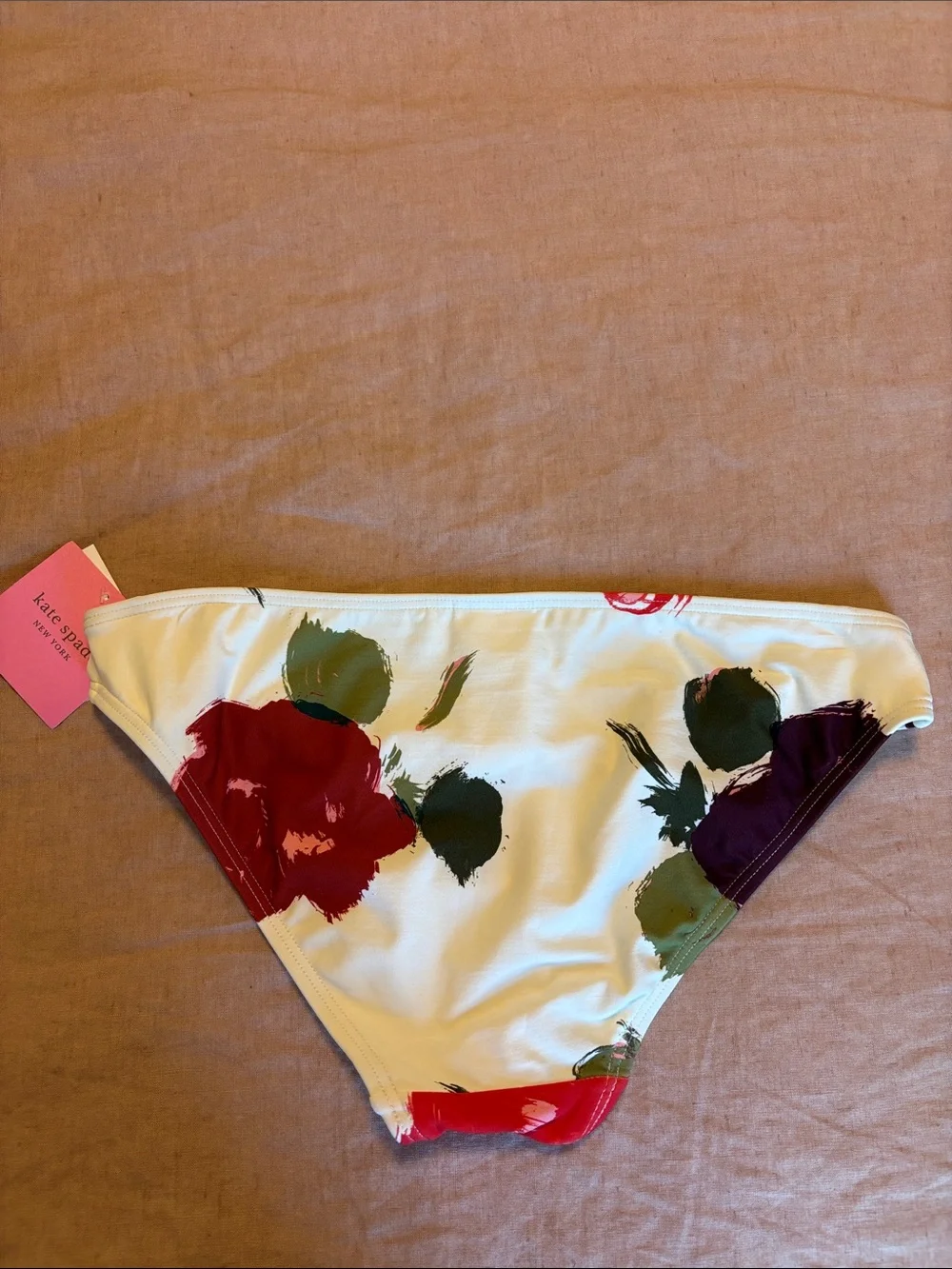 NWT Kate Spade Just Rosy Bikini Bottom Size Medium